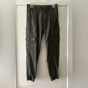 Banana Republic Women’s Olive Cargo Jogger Pants with Utility Pockets